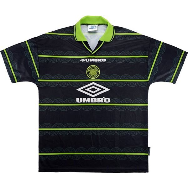 Auswärtstrikot Thailand Celtic Retro 1998 1999 Grün Günstige Fußballtrikots